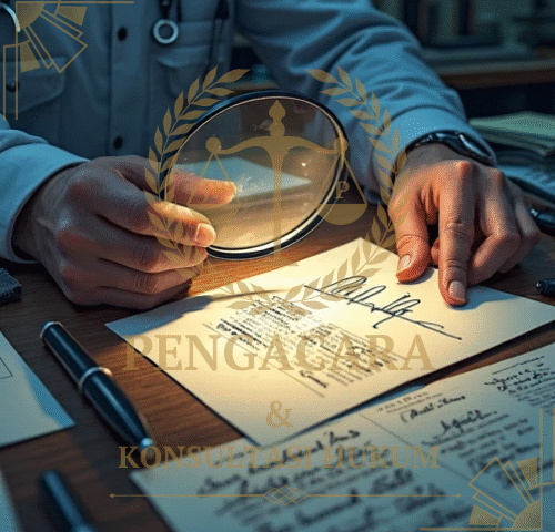 Cara membuktikan pemalsuan tanda tangan bila pemilik tanda tangan telah meninggal dunia.