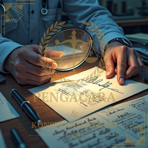 Cara membuktikan pemalsuan tanda tangan bila pemilik tanda tangan telah meninggal dunia.